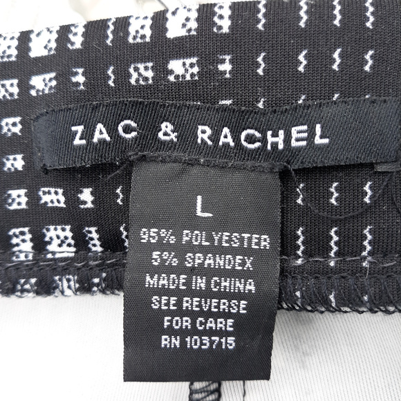 ZAC & RACHEL BLACK/WHITE CAPRIS. ADORABLE. SIZE 12 - Picture 4 of 4